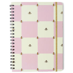 Caderno Universitário Pautado MELISSA 20X28 CASA DAS ABELHAS ROSE 80 FLS 7899866827646