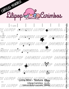 Cartela de Carimbos Mini - "Textura" - Lilipop Carimbos - comprar online