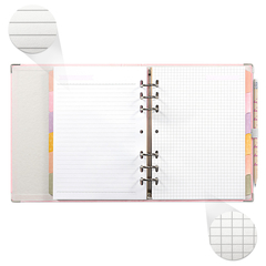 Imagem do PLANNER PREMIUM ARGOLADO PINK STONE GEOMÉTRICO A5 14,8X21cm + Caixa