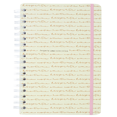 Caderno Colegial Pautado KEMILY 17X24 DESPERTE OFF WHITE 160 FLS 7899866827769