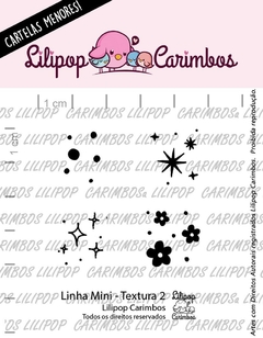 Cartela de Carimbos Mini - "Textura 2" - Lilipop Carimbos