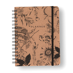 Planner Agenda Semanal Permanente CICERO Kraft Botânica