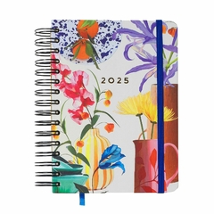 Agenda DIARIA CICERO A5 2025 - Planner Wire-O ATELIE OFF WHITE