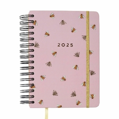 Agenda DIARIA CICERO A5 2025 - Planner Wire MELISSA COLMEIA ROSA