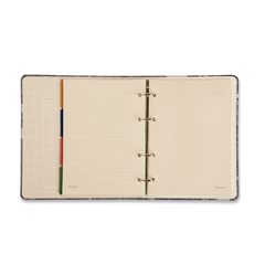 Caderno Argolado Criativo CICERO Office Duo BOSSA NOVA PAUTADO & PONTADO A5 PONTOS OFF WHITE