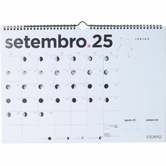 Calendário de Parede CICERO A3 2025 ASTRAL Azul Escuro - loja online