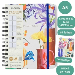 Planner Permanente CICERO A5 Wire-O Semanal Notas ATELIE A5 OFF WHITE - comprar online