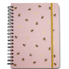 Caderno Colegial Pautado MELISSA 17X24 COLMEIA Rosa 80fls 7899866821873