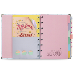 CADERNO Recarregável SYSTEMFLEX PINK STONE MARMORIZADO MAXI 12,5x20 - comprar online