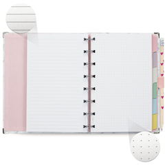 CADERNO Recarregável SYSTEMFLEX PINK STONE MARMORIZADO MAXI 12,5x20 na internet