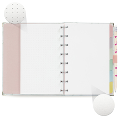 CADERNO Recarregável SYSTEMFLEX PINK STONE MARMORIZADO MAXI 12,5x20 - Casa da Oliveira | Papelaria e Decoração