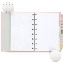 CADERNO Recarregável SYSTEMFLEX PINK STONE GEOMÉTRICA MAXI 12,5x20 - loja online