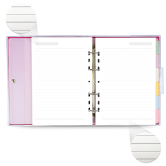 Caderno Fichários Capa PVC Argolado ULTRA 17X24 Viva Magenta - loja online