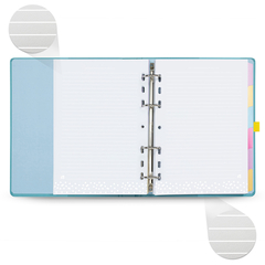 CADERNO ARGOLADO A5 14,8 X 21 CM, MEU APARTAMENTINHO AZUL - 7896498395741 - comprar online