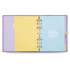 Imagem do CADERNO ARGOLADO A5 14,8 X 21 CM, MEU APARTAMENTINHO LILAS - 7896498395758