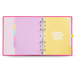 CADERNO ARGOLADO A5 14,8 X 21 CM, MEU APARTAMENTINHO ROSA - 7896498395765