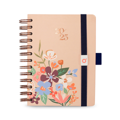 AGENDA Diária 2025 MIDI 11,3 X 16,7 CM, GARDEN CORAL - 7896498396649