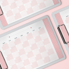 BLOCO PLANNER MENSAL - LINHA PINK STONE - A4 - 210 X 297 - comprar online