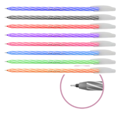 ESTOJO C/8 CORES CIS SPIRO CANETA ESF. 0,7MM