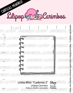 Cartela de Carimbos Mini - "Caderno 2" - Lilipop Carimbos - comprar online