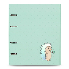 CADERNO PREMIUM ARGOLADO IMÃ - ULTRA 16,5X24 RICCIO VERDE