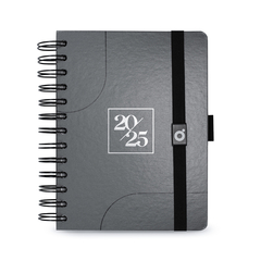 AGENDA Diária 2025 MIDI 11,3 X 16,7 CM, COMPANY TITANIUM - 7896498396700