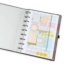 Caderno Planner Recarregável Systemflex Noir Pena 16,5 x 24 - comprar online