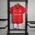 Conjunto infantil do internacional l 23/24 adidas - vermelho