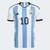 Camisa da argentina I copa do mundo 2022 - Torcedor adidas - branca e azul