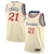 CAMISA DO PHILADELPHIA 76ERS 2021 NIKE- branca