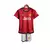 kit infantil do manchester united I 23/24 adidas- vermelho