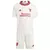 kit infantil do manchester united II 23/24 adidas- branco