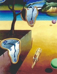"O tempo e a ampola de Dalí"
