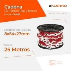 Rollo Cadena Plástica 25 Metros KUSHIRO - comprar online