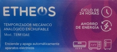 Temporizador mecánico analógico enchufable ETHEOS - tienda online