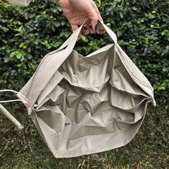 Ecobag Nylon Impermeável Bege - comprar online