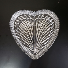 Petisqueira de Cristal Heart 18x19cm