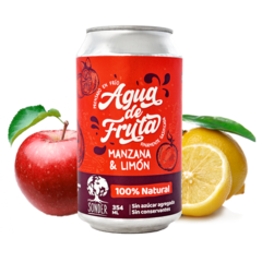 Agua de fruta Manzana y Limon x354 ml - Sonder