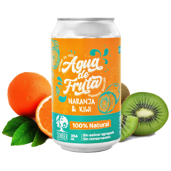 Agua de frutas Naranja y Kiwi x354 ml - Sonder