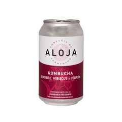 Kombucha Jengibre Cedron e Hibiscus x354 ml - Aloja