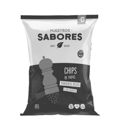 Papas Pimienta X80 gr - Nuestros Sabores