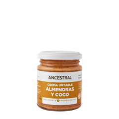 Crema de Almendras y Coco x170 gr - Ancestral