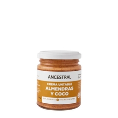 Crema Untable de Almendras y Coco x200 gr - Ancestral