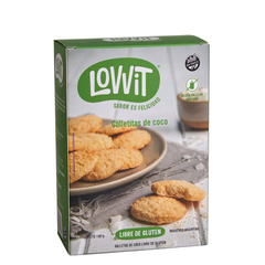 Galletitas de Coco sin tacc x180 gr - Lovvit