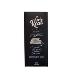 Chocolate con Almendras y Sal Marina 73% Cacao x70 gr - Get Real