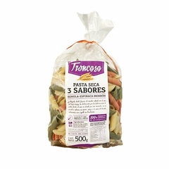 Fideos Penne Rigati 3 Colores x500 gr - Troncoso