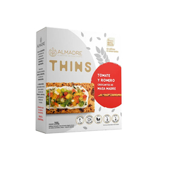 Crackers Thins Tomate y Romero masa madre x200 gr - Almadre