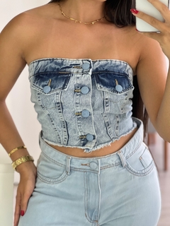 CROPPED JEANS TAMANHO G