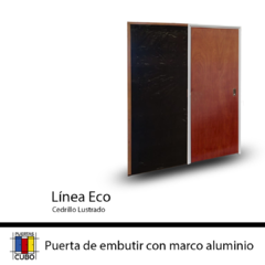 puertas placas cubo marco de aluminio enchapada en melamina de abrir corrediza granero