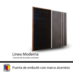 puertas placas cubo marco de aluminio enchapada en melamina de abrir corrediza granero